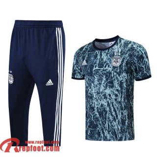 Argentine T-shirt + Pantalon court Bleu-gris 2021 2022 PL77