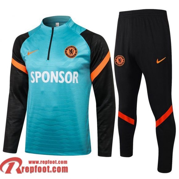 Chelsea Survetement de Foot bleu 2021 2022 TG14 Chelsea Survetement de Foot bleu 2021 2022 TG14