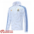 Real Madrid Coupe Vent - Sweat a Capuche blanc 2021 2022 WK13