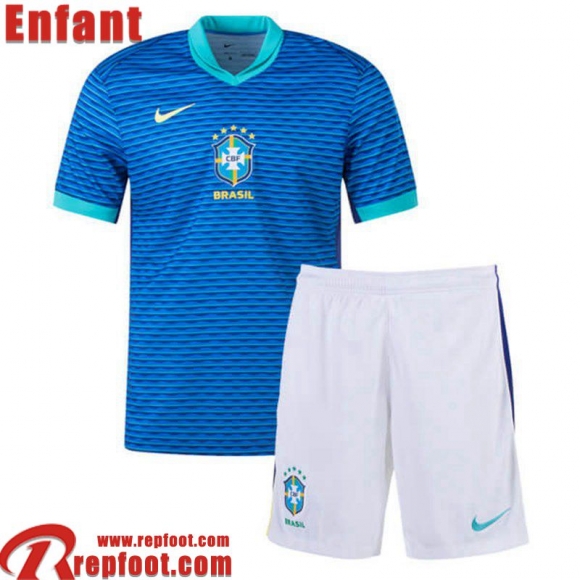 Bresil Maillot De Foot Exterieur Enfant 2024  Bresil Maillot De Foot Exterieur Enfant 2024