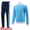 Manchester City Veste Foot bleu ciel Homme 23 24 JK728