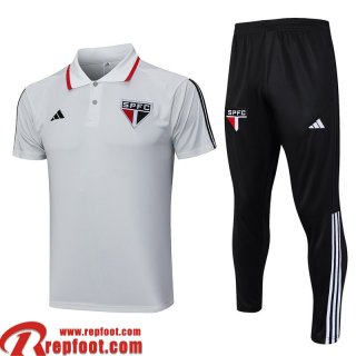 Sao Paulo Polo foot Blanc Homme 23 24 PL677