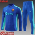 Barcelone Survetement de Foot bleu Enfant 23 24 TK610