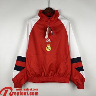 Real Madrid Coupe Vent rouge Homme 23 24 WK395