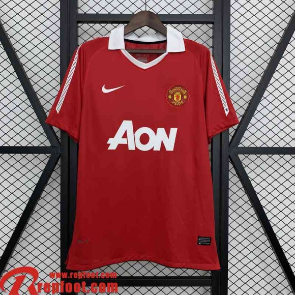 Manchester United Retro Maillots De Foot Domicile Homme 10 11 FG800