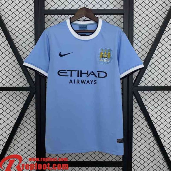 Manchester City Retro Maillots De Foot Domicile Homme 13 14 FG817