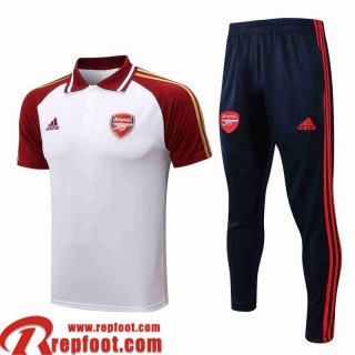 Arsenal Polo foot Blanc Homme 21 22 PL402