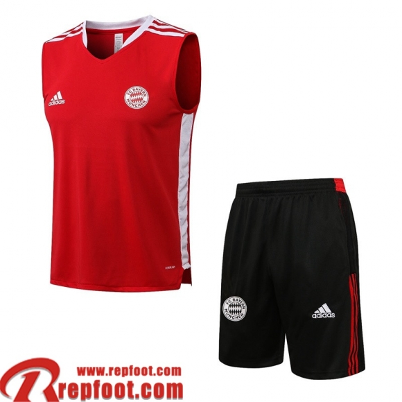 Bayern Munich Sans manches rouge Homme 21 22 PL422