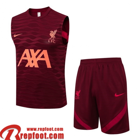 Liverpool Sans manches rouge foncé Homme 21 22 PL433