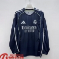 Real Madrid Maillots De Foot Exterieur Homme Manche Longue 2025 2026