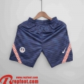 PSG Short De Foot bleu Homme 21 22 DK89