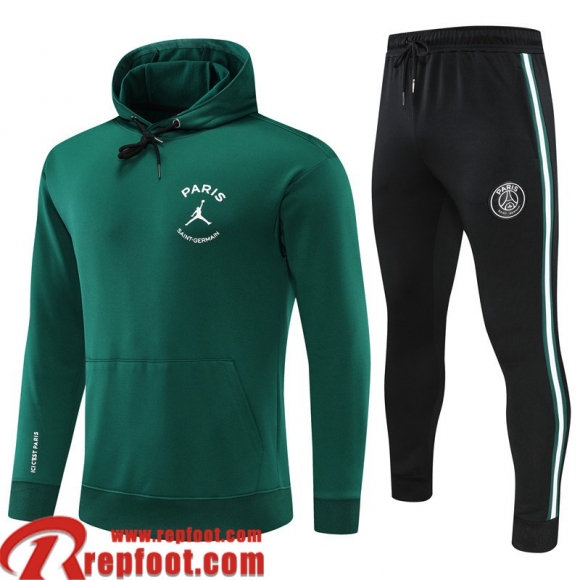 PSG Sweatshirt Foot vert Homme 21 22 SW34