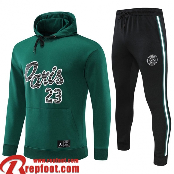 PSG Sweatshirt Foot vert Homme 21 22 SW38