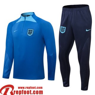 Angleterre Survetement de Foot bleu Homme 22 23 TG237