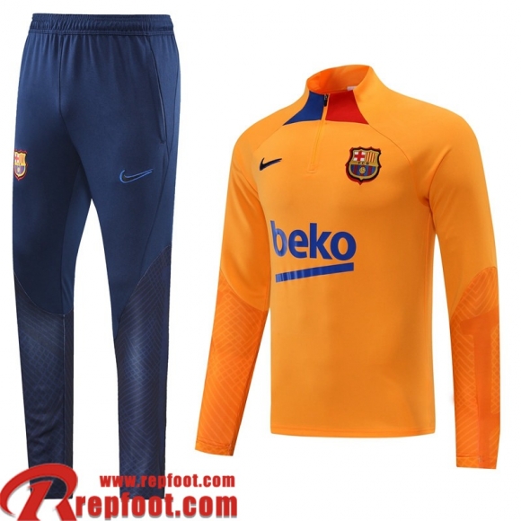 Barcelone Survetement de Foot orange Homme 22 23 TG272  Barcelone Survetement de Foot orange Homme 22 23 TG272