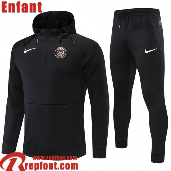 PSG Sweatshirt Foot noir Enfant 22 23 TK257