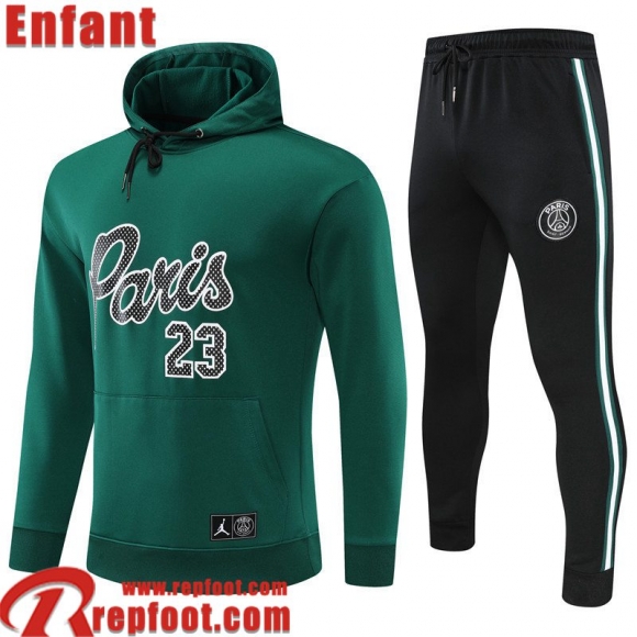 PSG Sweatshirt Foot vert Enfant 22 23 TK268