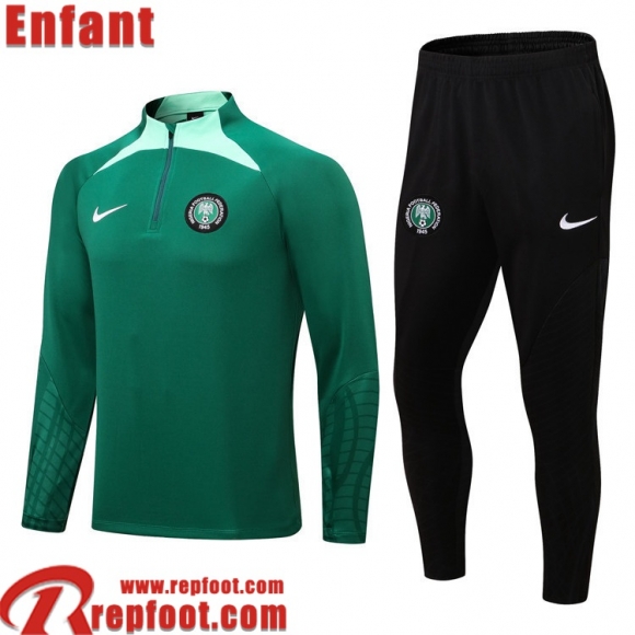 Nigeria Survetement de Foot vert Enfant 22 23 TK279