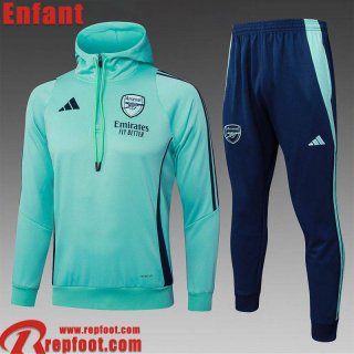 KIT: Arsenal Survetement de Foot - Sweat A Capuche Enfant 2025 2026 C623