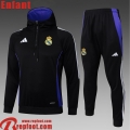 KIT: Real Madrid Survetement de Foot - Sweat A Capuche Enfant 2025 2026 C625