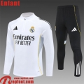 KIT: Real Madrid Survetement de Foot Enfant 2025 2026 C643