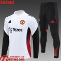 KIT: Manchester United Survetement de Foot Enfant 2025 2026 C646