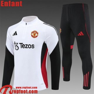 KIT: Manchester United Survetement de Foot Enfant 2025 2026 C646