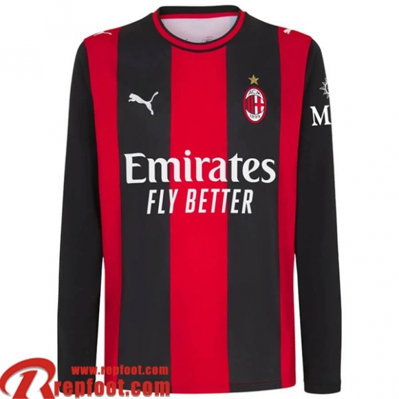 AC Milan Maillots De Foot Domicile Homme Manche Longue 2026 2027
