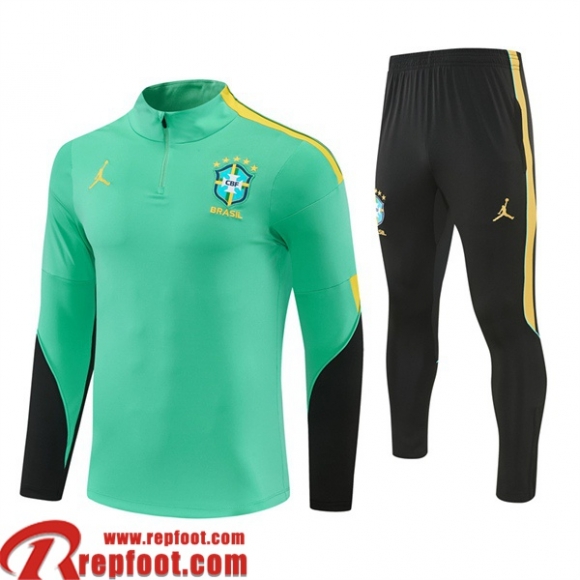 Bresil Survetement de Foot Homme 2026 2027 A1234