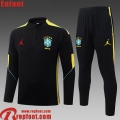 Bresil KIT: Survetement de Foot Enfant 2026 2027 C1086