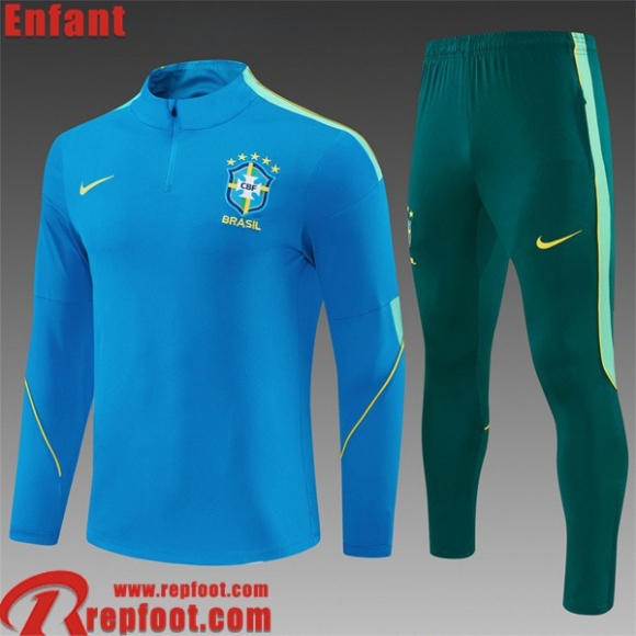 Bresil KIT: Survetement de Foot Enfant 2026 2027 C1112