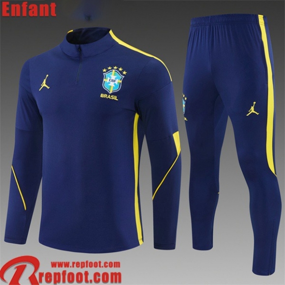 Bresil KIT: Survetement de Foot Enfant 2026 2027 C1113