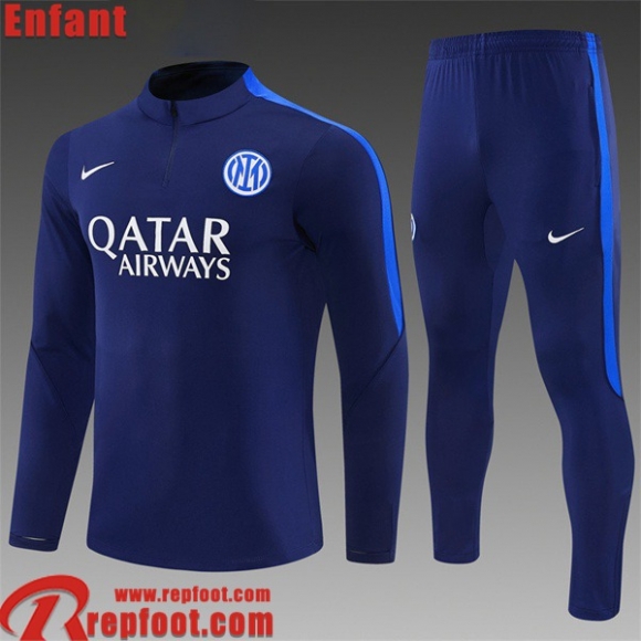 Inter Milan KIT: Survetement de Foot Enfant 2026 2027 C1118