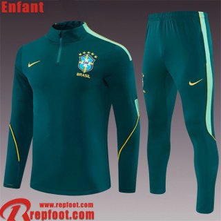 Bresil KIT: Survetement de Foot Enfant 2026 2027 C1120