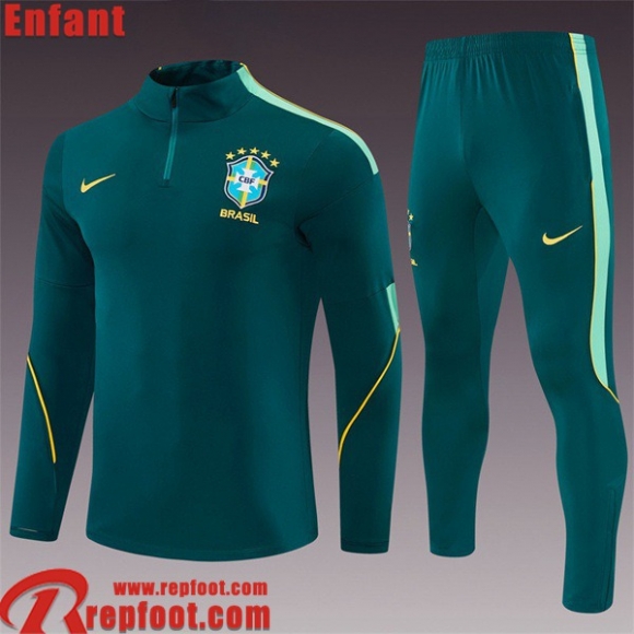 Bresil KIT: Survetement de Foot Enfant 2026 2027 C1120