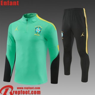Bresil KIT: Survetement de Foot Enfant 2026 2027 C1130