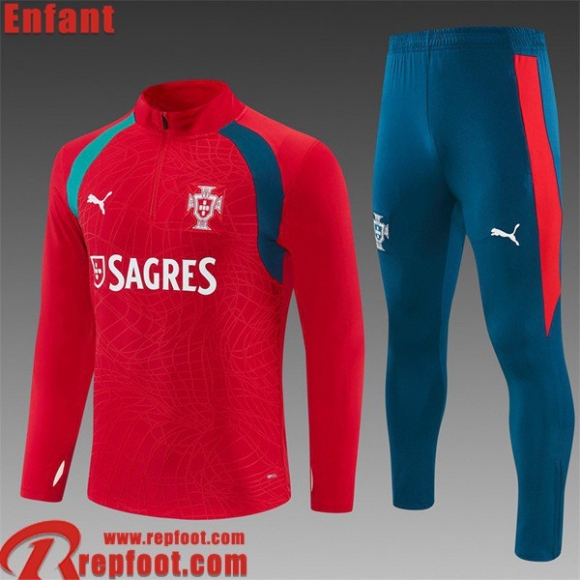 Portugal KIT: Survetement de Foot Enfant 2026 2027 C1133