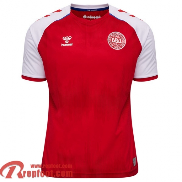 Denmark Maillot de foot Domicile Uomo EURO 2021