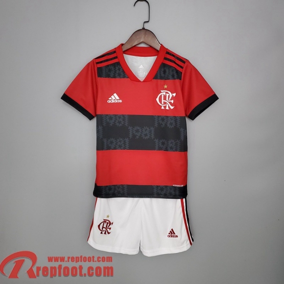 Flamengo Maillot de foot Domicile Bambini 21 22  Flamengo Maillot de foot Domicile Bambini 21 22
