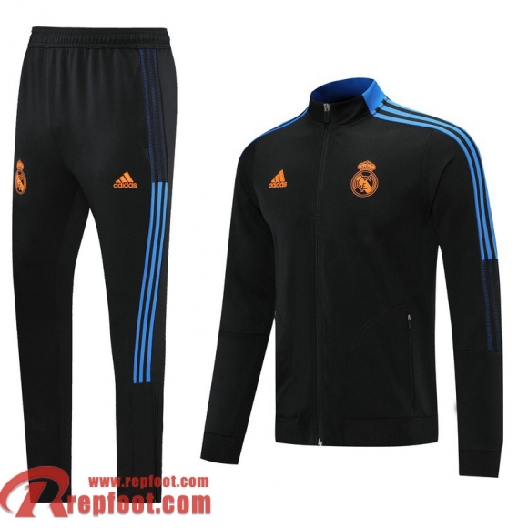 Real Madrid Veste de Foot noir Uomo 21 22 JK68