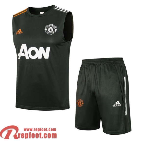 Manchester United Sans manches Gris foncé Uomo 21 22 PL92