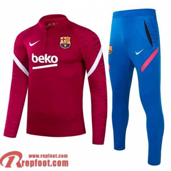 Barcelone Survetement de Foot Rouge foncé Uomo 21 22 TG31 Barcelone Survetement de Foot Rouge foncé Uomo 21 22 TG31