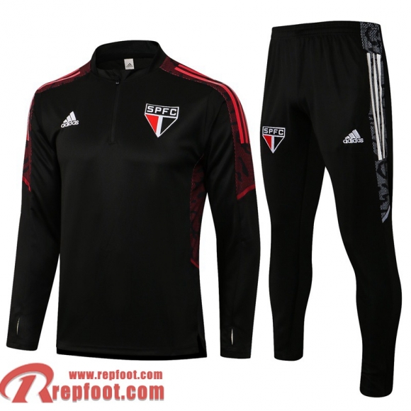 Sao Paulo FC Survetement de Foot noir Uomo 21 22 TG35 Sao Paulo FC Survetement de Foot noir Uomo 21 22 TG35