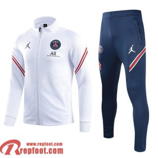 PSG Survetement de Foot blanc Bambini 21 22 TK41