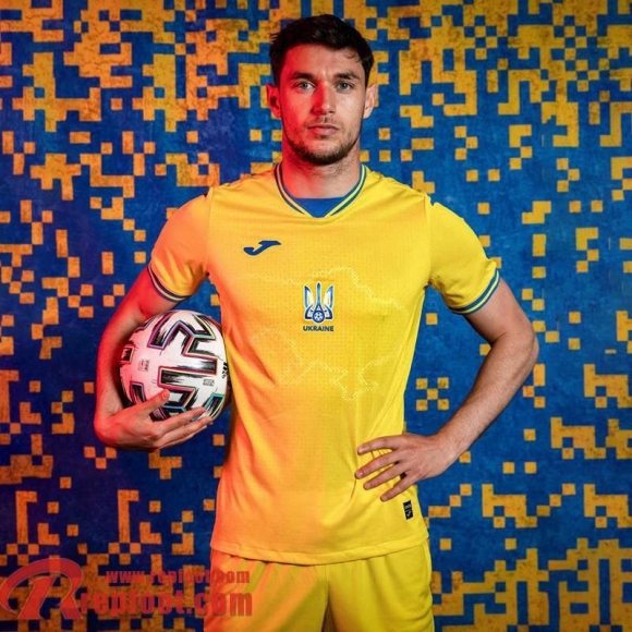 Ucrania Maillot de foot Domicile Uomo EURO 2021 Ucrania Maillot de foot Domicile Uomo EURO 2021