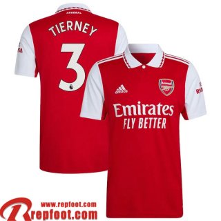 Arsenal Maillot De Foot Domicile Homme 22 23 Tierney 3