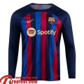 Barcelona Maillot De Foot Manche Longue Domicile Homme 22 23