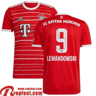 Bayern Munich Maillot De Foot Domicile Homme 22 23 Lewandowski 9