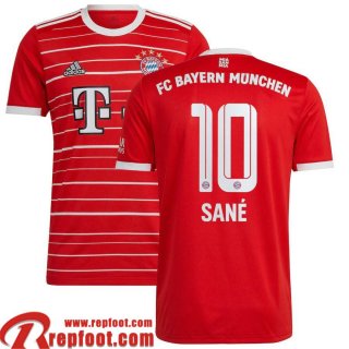 Bayern Munich Maillot De Foot Domicile Homme 22 23 Sané 10