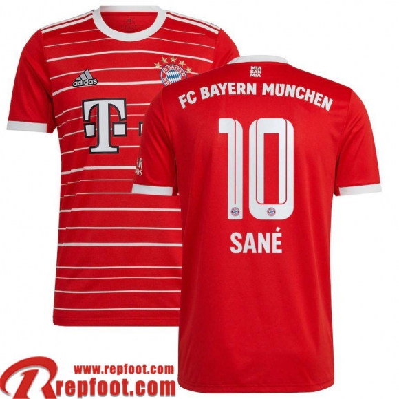 Bayern Munich Maillot De Foot Domicile Homme 22 23 Sané 10